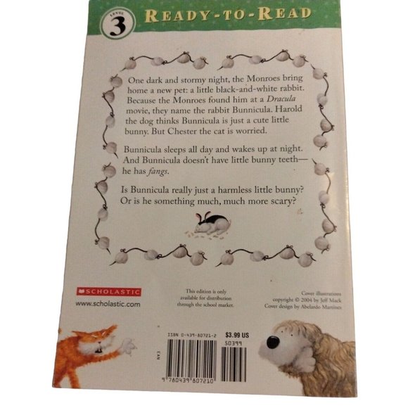 Bunnicula and Friends The Vampire Bunny ready to Read Level 3 - Picture 2 of 2